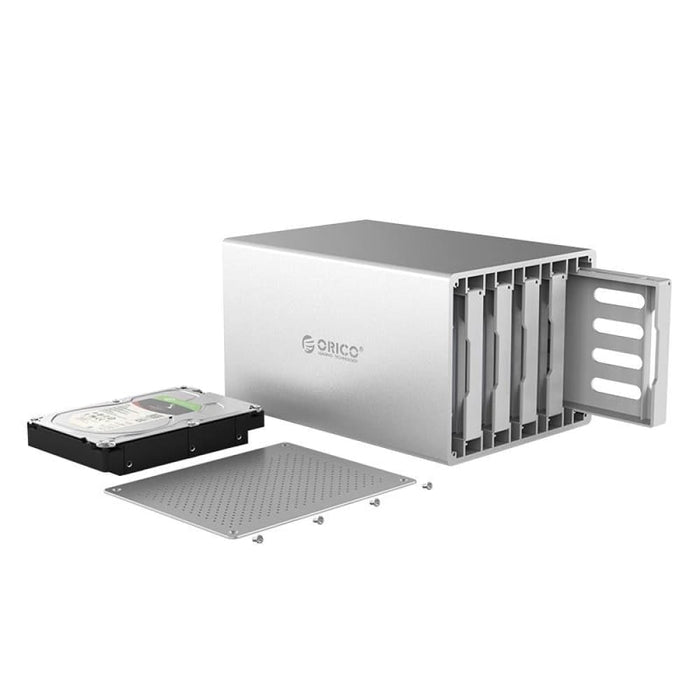 5 Bay Usb 3.0 Hdd/ssd Enclosure 50tb Capacity