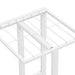 5-floor Flower Stand 43x22x98 Cm White Metal Ttlooo