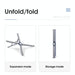 5-in-1 Laptop Docking Station Stand Increased Folding Heat