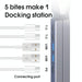 5-in-1 Laptop Docking Station Stand Increased Folding Heat