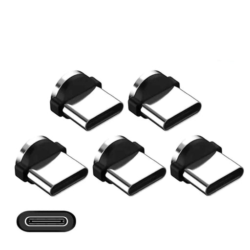 5 Magnetic Type c Tips for Phone Replacement 360 Rotation