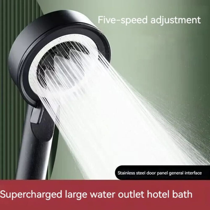 5 Mode High Pressure Showerhead For Portable Rainfall