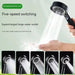 5 Mode High Pressure Showerhead For Portable Rainfall