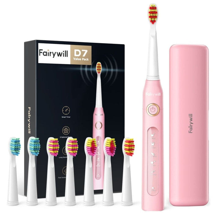5 Modes Usb Charger Tooth Brushes Replacement With 8 Brush