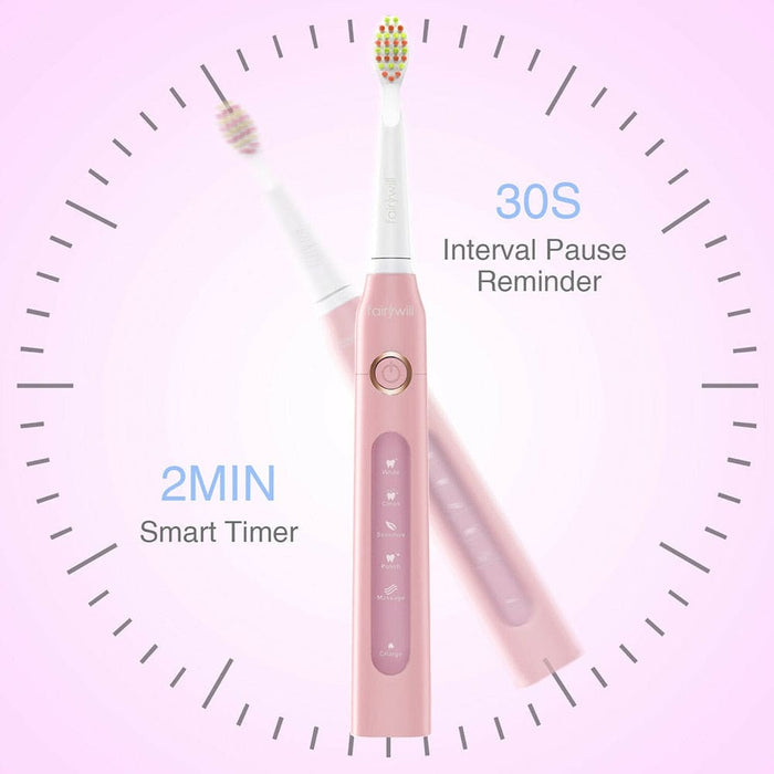 5 Modes Usb Charger Tooth Brushes Replacement with 8 Brush