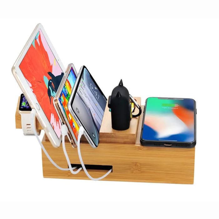 5 Usb Multi - function Wireless Charger Dock Station