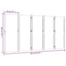 5-panel Room Divider Light Grey 350x180 Cm Abbttpi