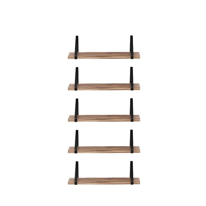 5 Pcs Floating Shelves Hung Shelf Wall Mounted Storage