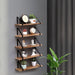 5 Pcs Floating Shelves Hung Shelf Wall Mounted Storage
