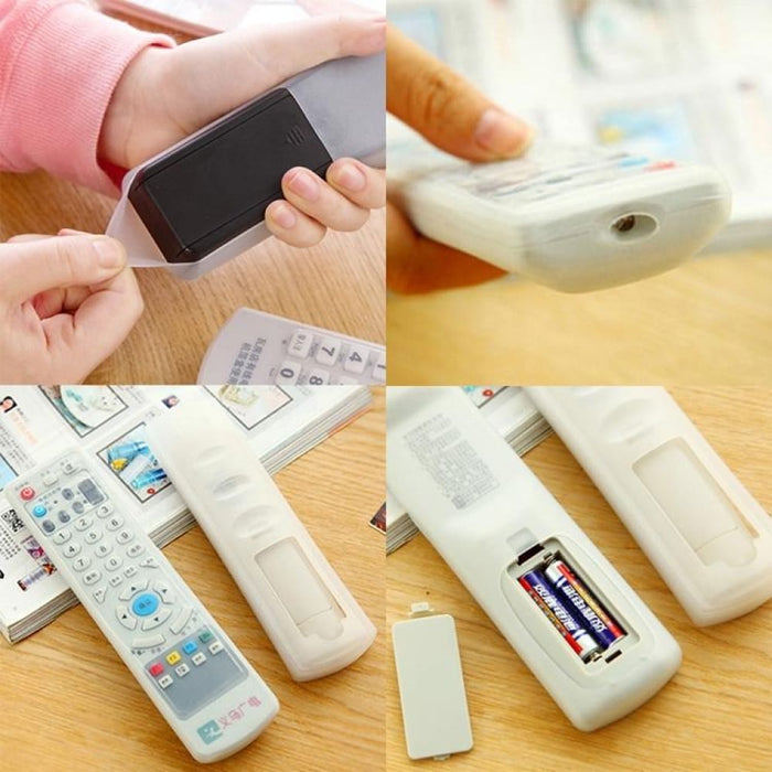 5 Pcs Remote Control Silicone Protective Cover Size 18.5 2cm