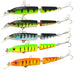 5 Piece 10.5cm 9.6g 2 Section Hard Plastic Fishing Lures Set