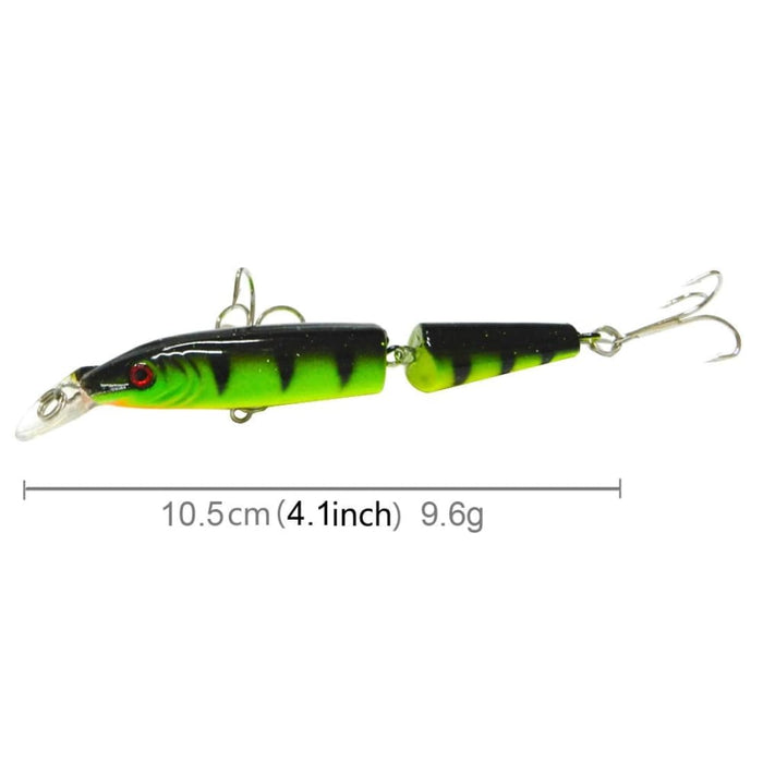 5 Piece 10.5cm 9.6g 2 Section Hard Plastic Fishing Lures Set