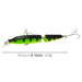 5 Piece 10.5cm 9.6g 2 Section Hard Plastic Fishing Lures Set