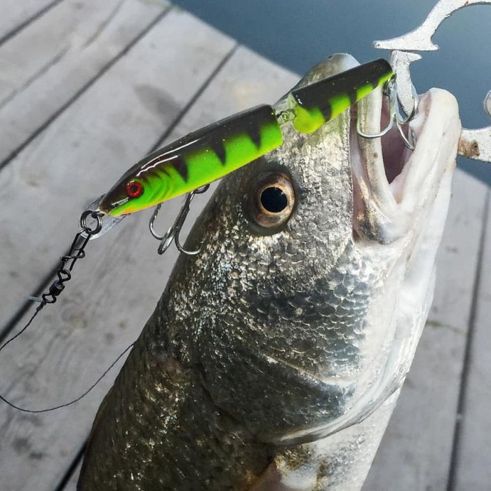 5 Piece 10.5cm 9.6g 2 Section Hard Plastic Fishing Lures Set