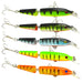 5 Piece 10.5cm 9.6g 2 Section Hard Plastic Fishing Lures Set
