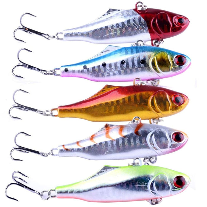 5 Piece 7cm 24g Hard Plastic Fishing Lures Set