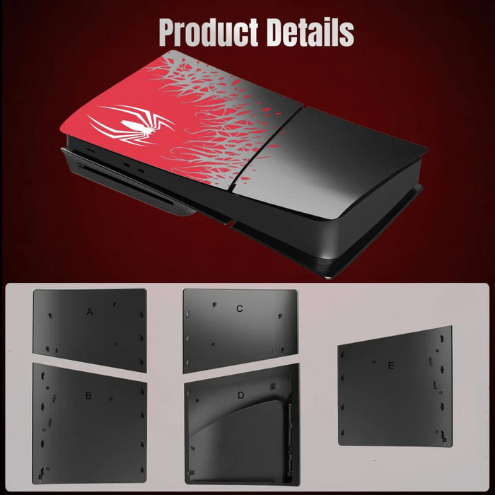 5 Piece Custom Faceplate for Ps5 Slim Disc and Digital