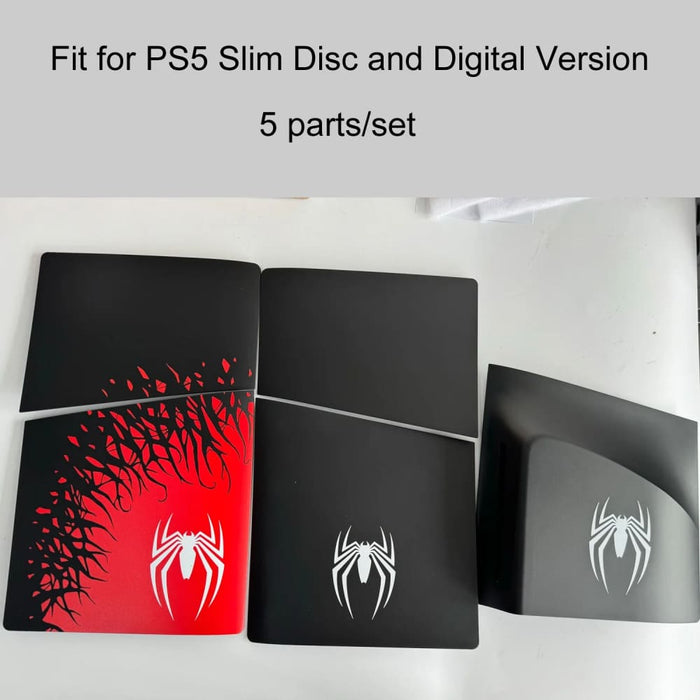 5 Piece Custom Faceplate for Ps5 Slim Disc and Digital