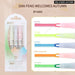 5 Piece Double Tip Highlighters Kawaii Manga Markers Pastel
