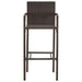 5 Piece Garden Bar Set Brown Solid Wood Acacia and Poly