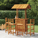 5 Piece Garden Bar Set Solid Wood Acacia Toolbbp