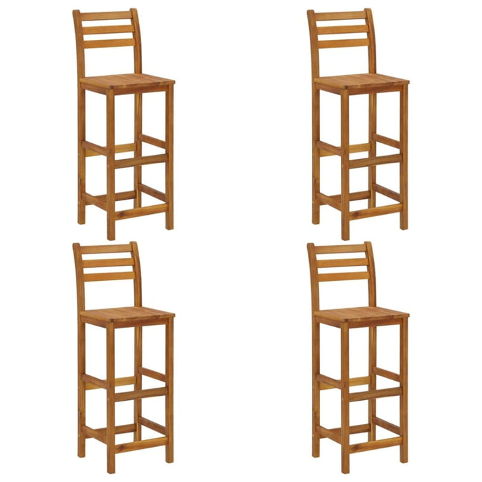 5 Piece Garden Bar Set Solid Wood Acacia Toolbbp