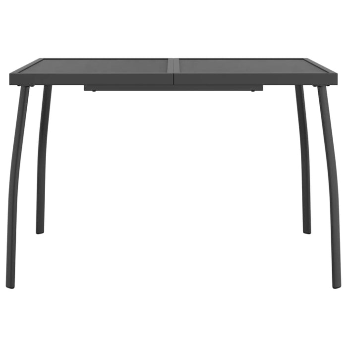 5 Piece Garden Dining Set Anthracite Metal Mesh Txoonox