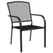 5 Piece Garden Dining Set Anthracite Steel Tonikln