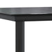 5 Piece Garden Dining Set Black Steel and Textilene Txbbial