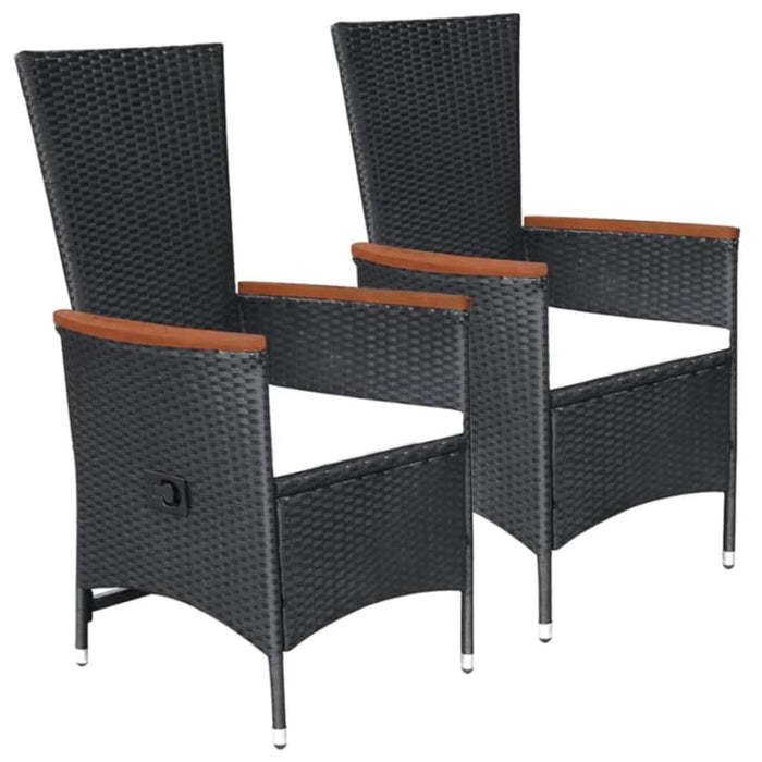 5 Piece Garden Dining Set Black Tblnilb