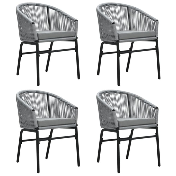 5 Piece Garden Dining Set Grey Tbkkxta
