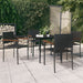 5 Piece Garden Dining Set Black Tbkkaxb