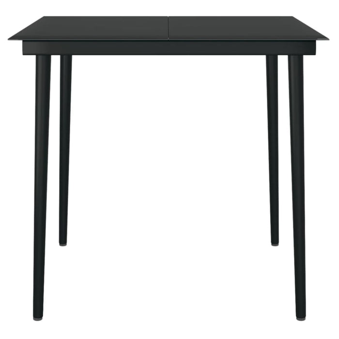 5 Piece Garden Dining Set Black Tbkkaxb