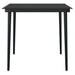 5 Piece Garden Dining Set Black Tbkktkl