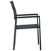 5 Piece Garden Dining Set Black Tbkkxil