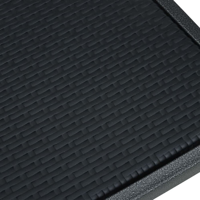 5 Piece Garden Dining Set Black Tbkkxil