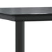 5 Piece Garden Dining Set with Cushions Black and Grey Poly