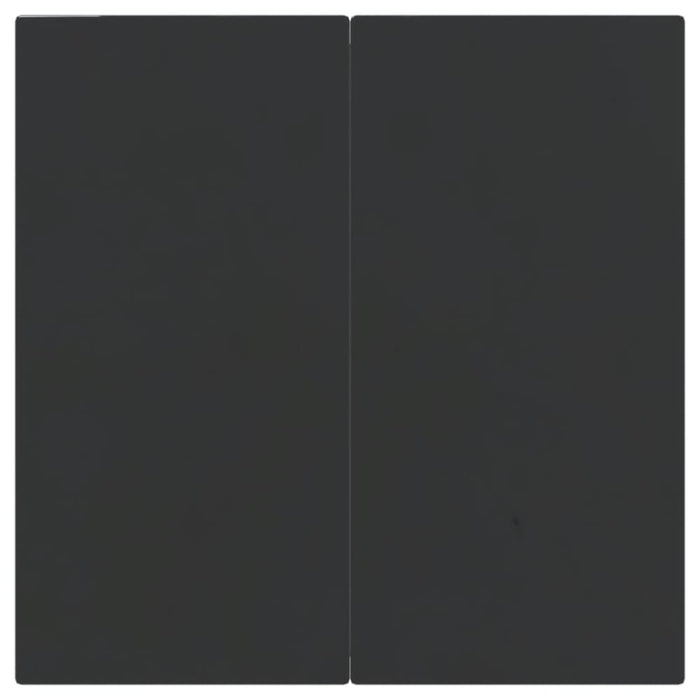 5 Piece Garden Dining Set Grey And Black Poly Rattan Steel