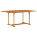 5 Piece Garden Dining Set Solid Teak Wood Tbpkptk