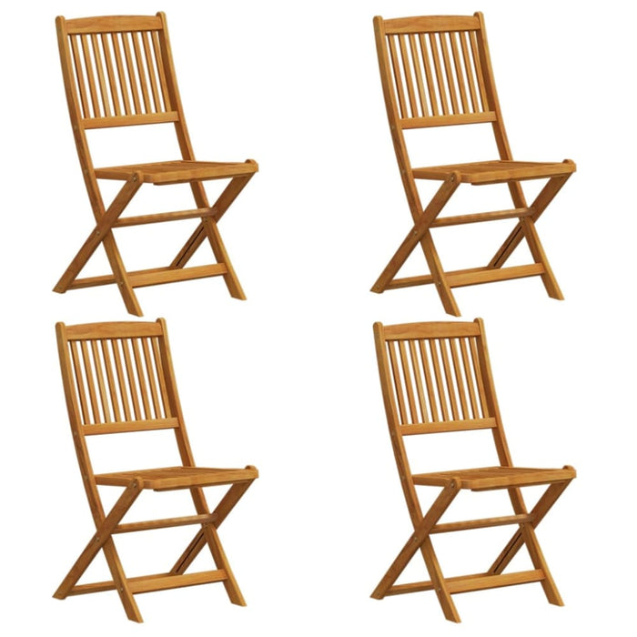 5 Piece Garden Dining Set Solid Wood Eucalyptus Ttbilti