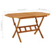 5 Piece Garden Dining Set Solid Acacia Wood Tbnlkkn