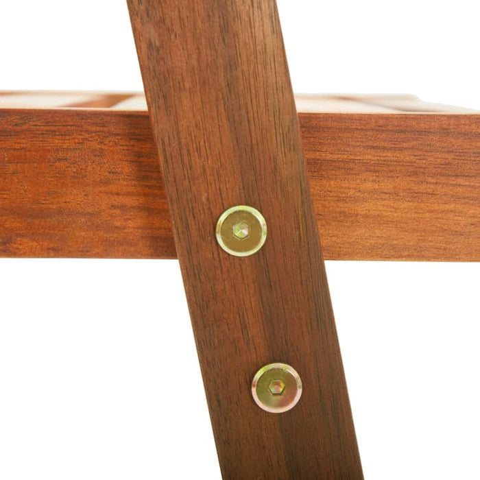 5 Piece Garden Dining Set Solid Wood Acacia Tbniotk