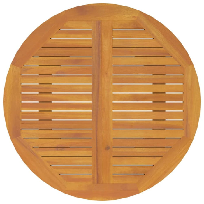 5 Piece Garden Dining Set Solid Wood Acacia Tbpikkn