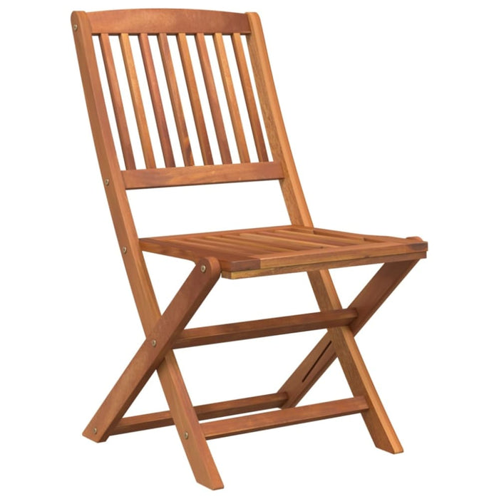 5 Piece Garden Dining Set Solid Wood Acacia Topxkbx