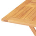 5 Piece Garden Dining Set Solid Wood Teak Toppbtk
