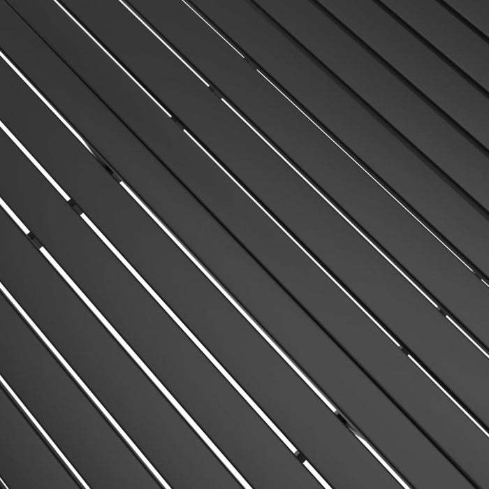 5 Piece Garden Dining Set Textilene and Steel Tblbxnt