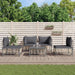 5 Piece Garden Lounge Set with Cushions Anthracite Poly