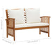 5 Piece Garden Lounge Set with Cushions Solid Acacia Wood