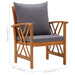 5 Piece Garden Lounge Set with Cushions Solid Acacia Wood