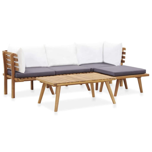 5 Piece Garden Lounge Set Solid Acacia Wood Allin
